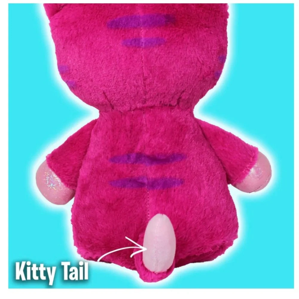 Ontel Star Belly Dream Lites, Stuffed Animal Night Light, Pretty Pink Kitty - Picture 2 of 6